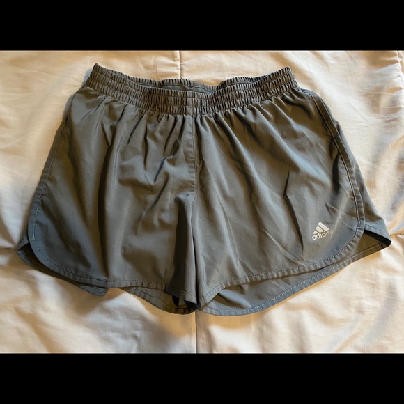 dark grey adidas shorts